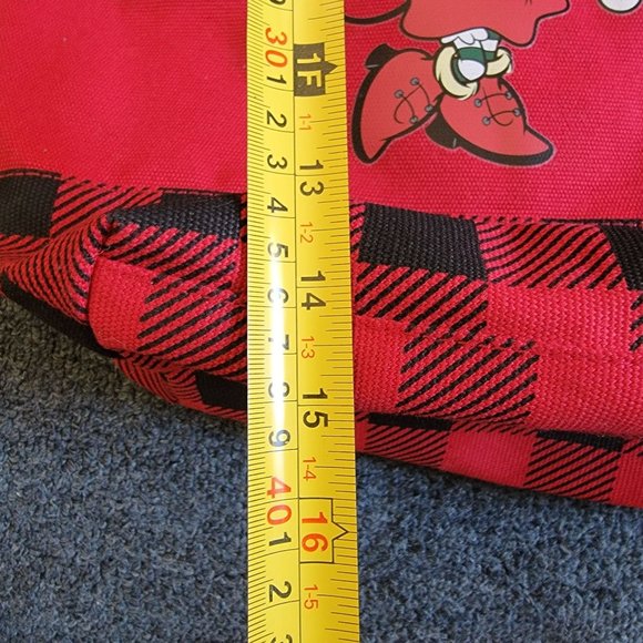 Disneyland 2019 Christmas Holiday Red Mickey & Minnie Tote Bag Disney Parks - Picture 11 of 13